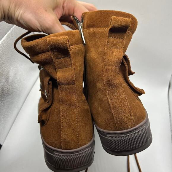 Y2K 2000’s TEAM SESH BONES Deadman Cargo High Top Combat Boots Shoes Sneakers - Picture 7 of 8